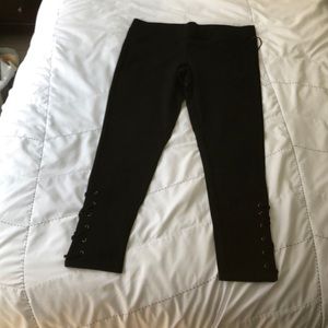 Black Leggings (lace up detail)